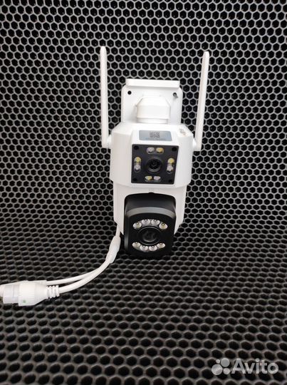 Wi-Fi камера видеонаблюдения с двойным объективом