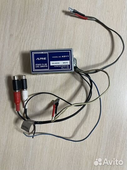 Адаптер аудиосигнала в RCA-выход Alpine 4311