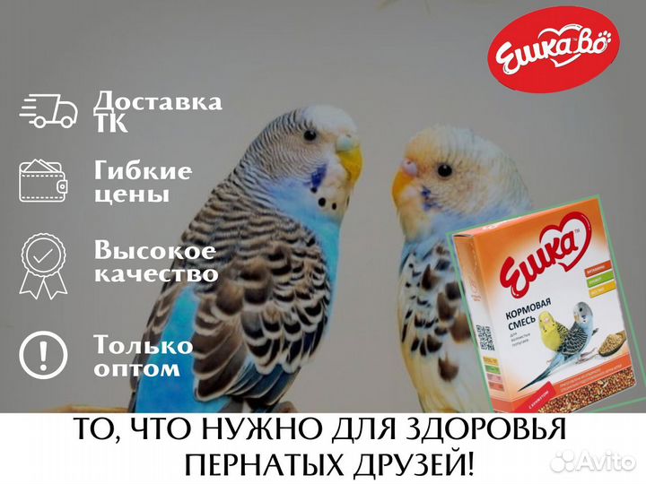 Купить корм для попугаев