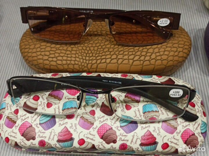 Очки с диоптриями + и