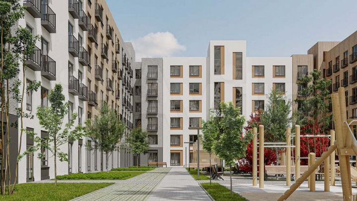 2-к. квартира, 83,6 м², 1/6 эт.