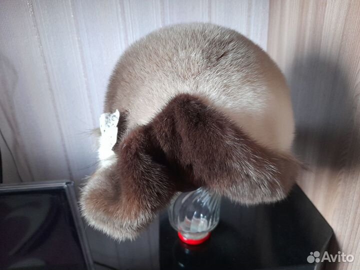 Шапка норковая женская бу