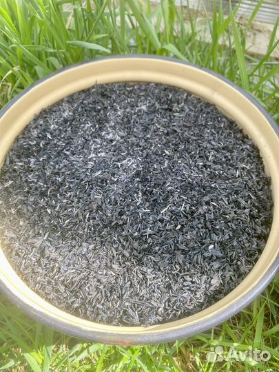 Жженая рисовая шелуха