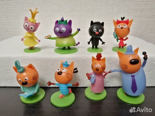 Серия из чупа-чупс Три кота -2