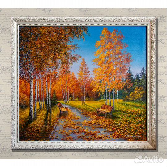 Картина на холсте акриловыми красками