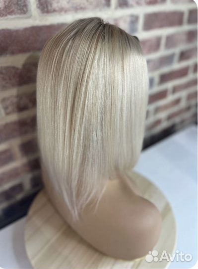 Накладка из натуральных волос на заколках