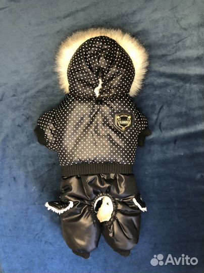 Одежда для собак мелких пород комбинезон зимний