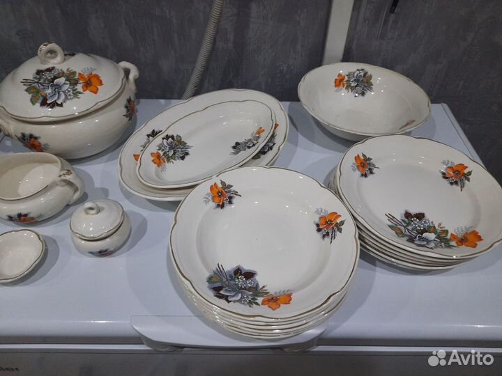 Столовый сервиз СССР Зик