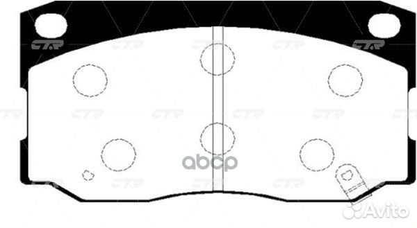 Ckkh-28 Колодки тормозные дисковые перед