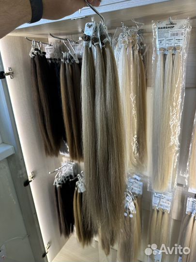 Профессиональные длинные волосы для горячего наращ