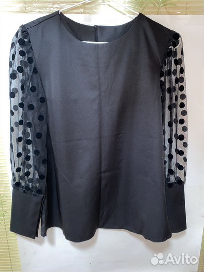 Блузка черная женская