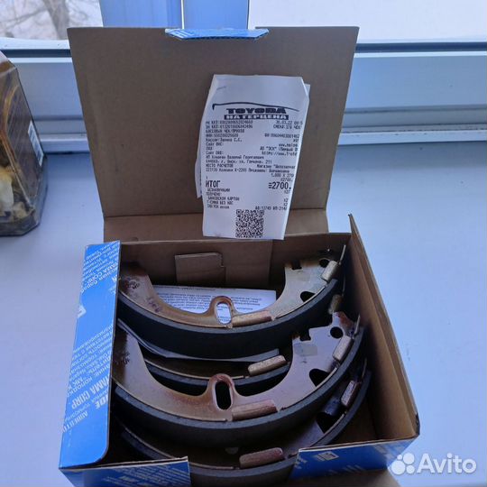 Колодки toyota 100