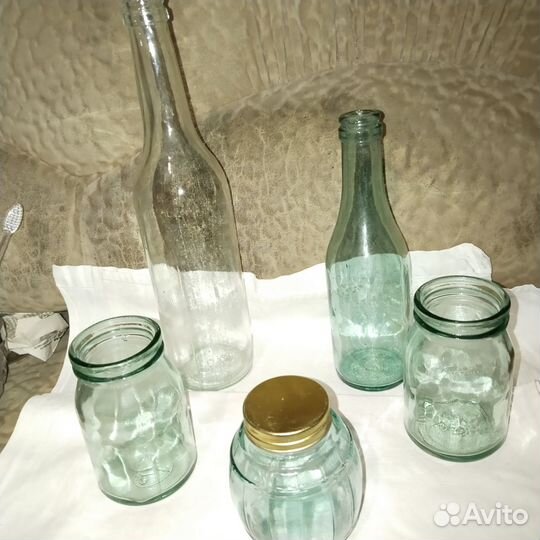 Стеклянные банки и бутылки СССР