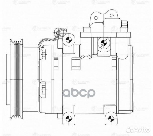 Компрессор кондиц. для а/м Hyundai Tucson/Kia S