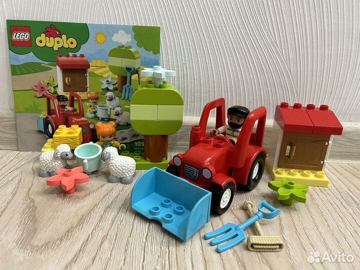 Lego duplo трактор ферма