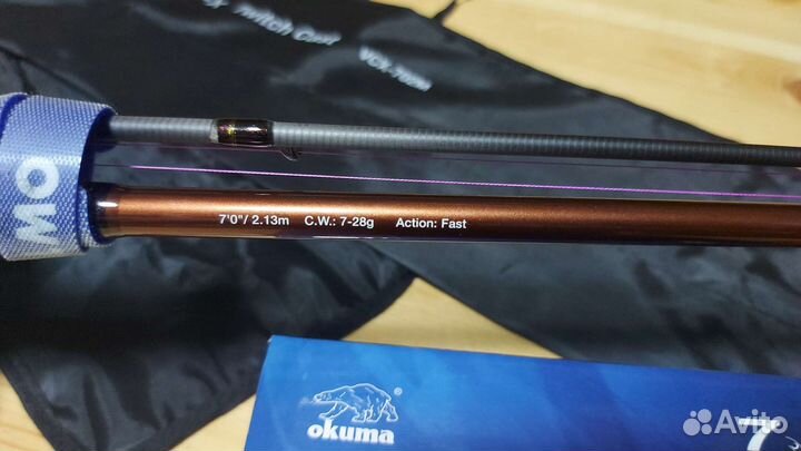 Кастинговое удилище Nautilus и катушка Okuma