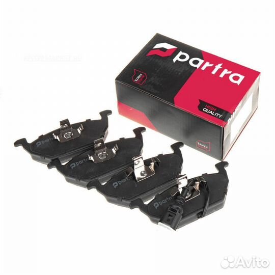Partra BP6043 Колодки тормозные дисковые перед пра