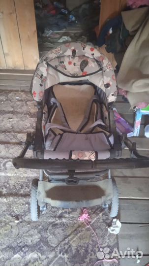 Коляска детская зима лето +переноска