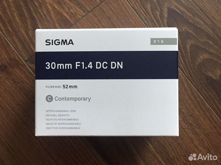 Sigma 30mm f/1.4 DC DN Contemporary Новые-Гарантия