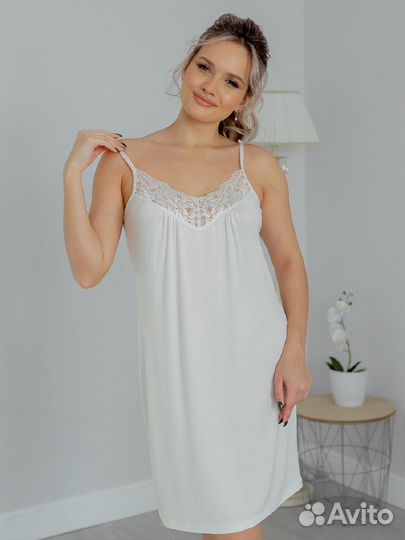 Оптом. Сорочка Мия - белый