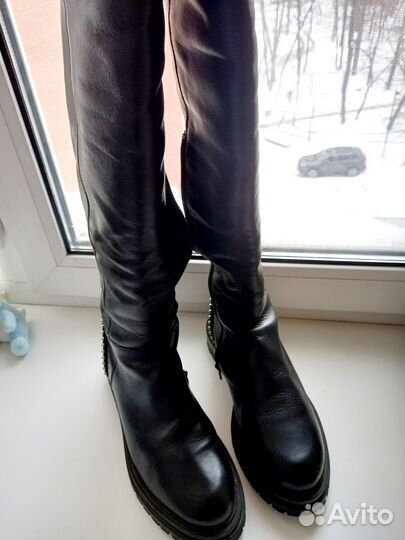 Сапоги ботфорты 39