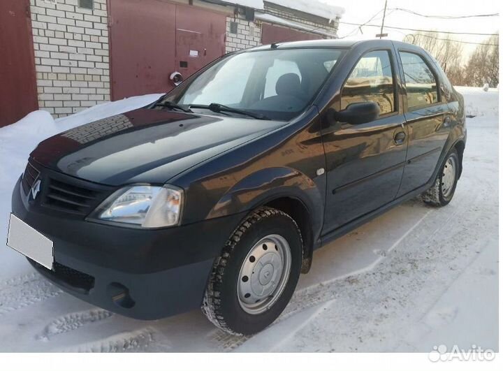 Renault Logan 1.6 МТ, 2007, битый, 171 000 км