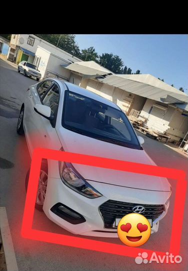 Бампер передний на солярис