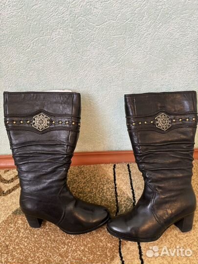 Сапоги женские натуральная кожа