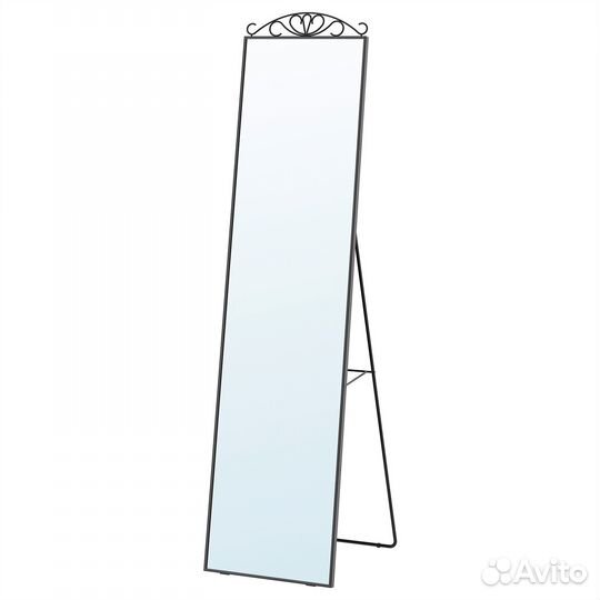 IKEA karmsund зеркало напольное, 40x167 см, черный