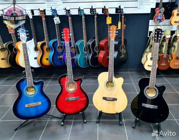 Акустические Новые гитары в ассортименте