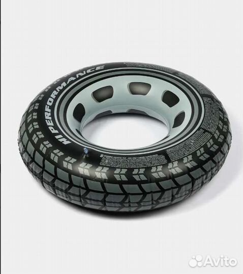 Надувной круг для плавания в виде шины