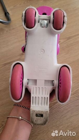 Ролики, роликовые коньки раздвижные четырехколесны