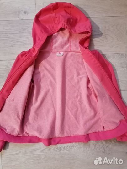 Толстовка на молнии для девочки 116