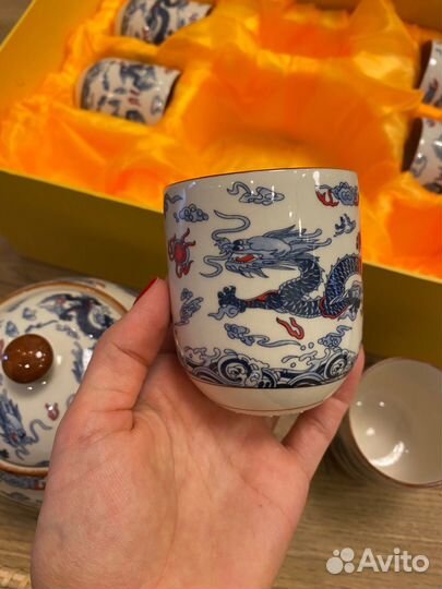 Подарочный чайный набор, фарфор