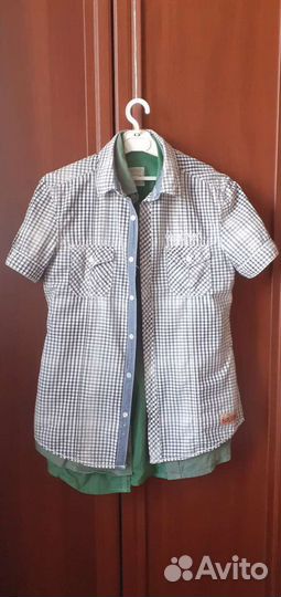 Рубашки мужские лето хлопок Германия