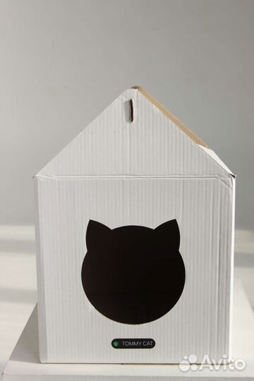 Картонный домик для кошек