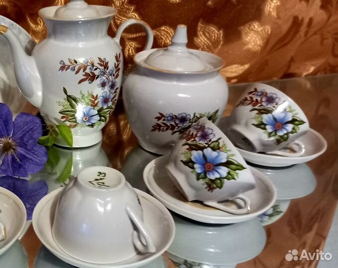 Кофейный сервиз вербилки СССР