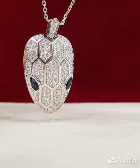 Золотое колье с бриллиантами Bvlgari