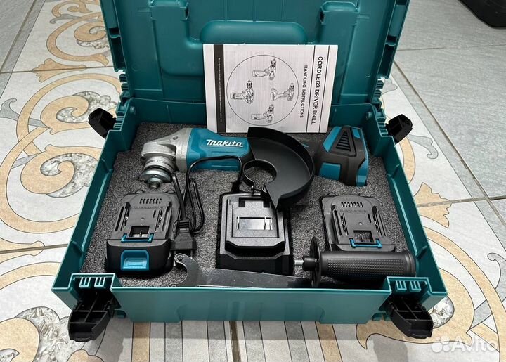 Аккумуляторная болгарка Makita 125мм (Арт.42898)