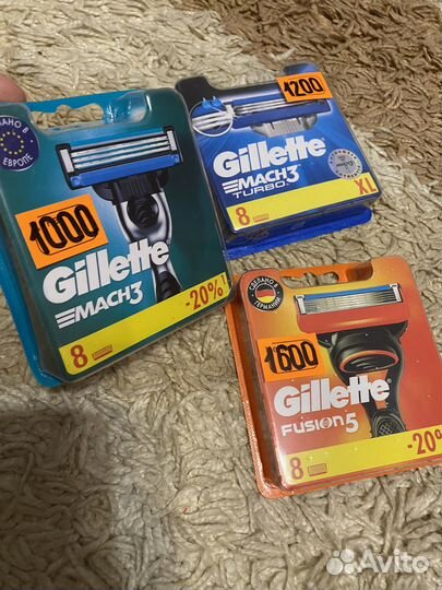 Лезвия для бритья gillette