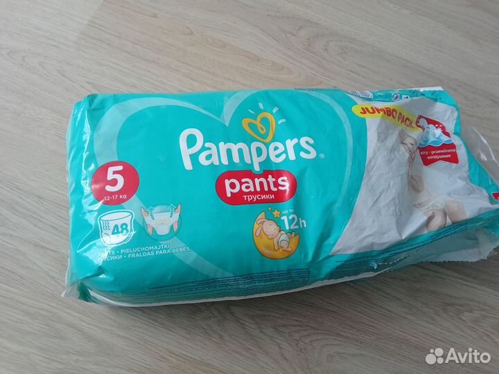 Новые Трусики pampers 32 штуки 6-11 кг