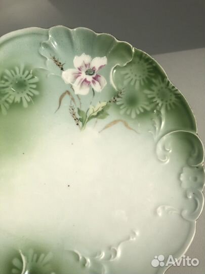 Тарелка 1920-30 фарфортрест имени Правды