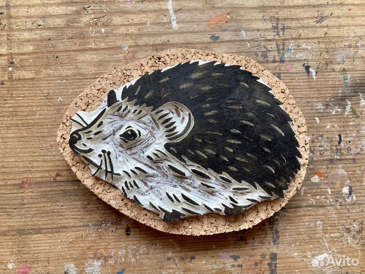 Штамп для творчества ежик