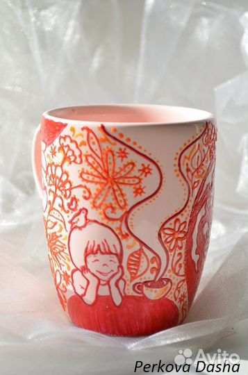 Керамика/стекло с росписью под заказ