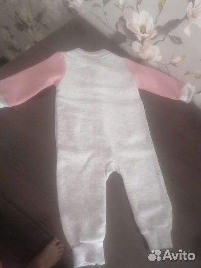 Комбинезон утеплённый для девочки 74