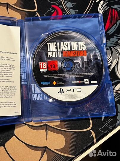 The last of us 2 remastered диск