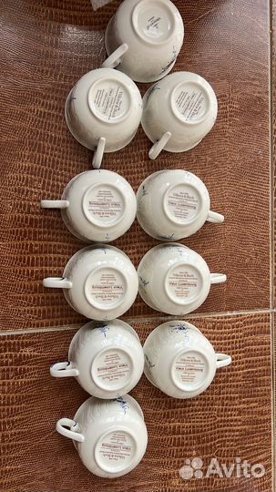 Люксембург чайные пары 12 villeroy boch luxemburg