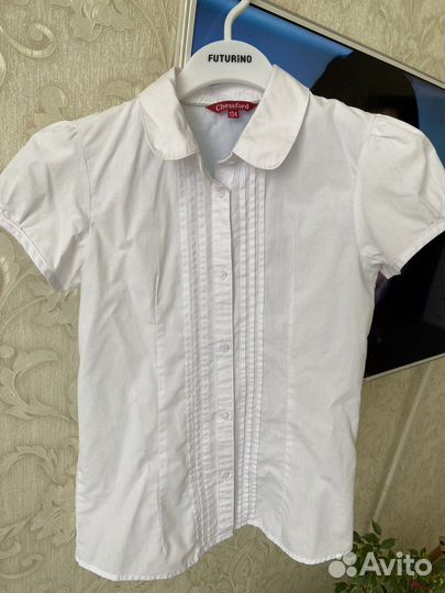 Рубашка школьная 134