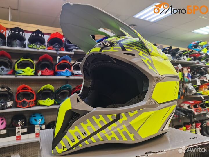 Шлем кроссовый Airoh Wraap Idol Anthracite Matt