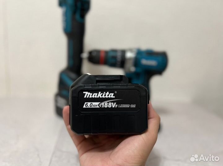 Набор Makita 2 в 1 Шуруповерт Ледобур + Ушм Болгар